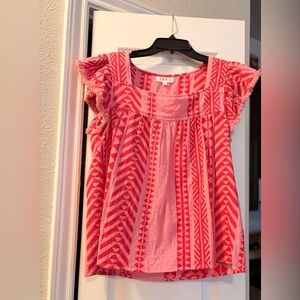 THML Coral and Pink Women’s Top